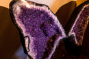World Class Sugar Druzy Amethyst Geodes, Large and Tall Gallery Grade Amethyst Angel/Butterfly Wings Geodes