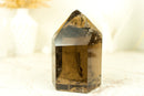 Natural High-Grade Smoky Quartz Obelisk Generator with Citrinated Smoky Color, Natural & Ethical