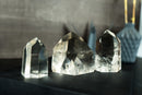 Set of 3 Water Clear Quartz Generators, Small Wholesale Lot of Natural AAA Crystal Quartz