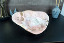 Large Natural Pink Amethyst Bowl, Hand Carved