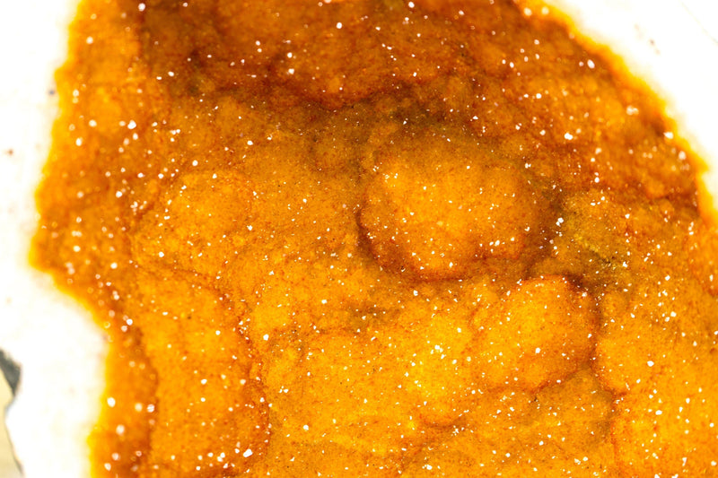 Gorgeous Large Citrine Geode with Rare Golden Yellow Galaxy Druzy - 49 Kg - 107 lb - E2D Crystals & Minerals