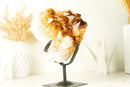 Natural Citrine Cluster with AAA Large Madeira Orange Citrine Druzy, A Statement Citrine for Decor or Healing