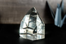 AAA Water Clear Crystal Quartz Point Generator from Diamantina, Brazil