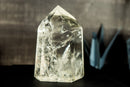 Hochwertige Bergkristallspitze mit Regenbogen aus Diamantina,