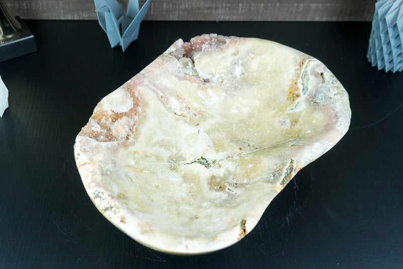 X Large Pink Amethyst Decorative Bowl