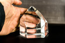 AAA Water Clear Crystal Quartz Point Generator from Diamantina, Brazil