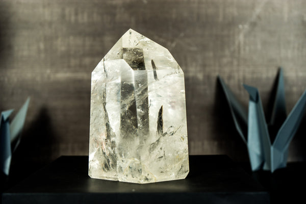 High-Grade Crystal Quartz Point with Rainbows from Diamantina,