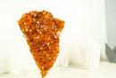 Deep Orange/Red Citrine Cluster (AKA Madeira Citrine) with Flower Rosette