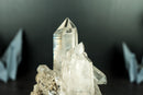 Gallery Grade Lemurian Seed Crystal Cluster with Gray Dreamcoat Lithium Phantom, All-Natural - 9.5 In, 5.6 Lb