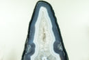 Rare Natural Blue Lace Agate Geode with Crystal Druzy and World-Class Agate Laces - 3.6 Kg - 7.9 lb