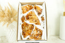 Set of 7 Citrine Clusters of Super Extra Grade, Wholesale Flat Box, Small, Deep Orange Citrine Druzy - 7 Clusters, 1230g - 2.7 lb - E2D Crystals & Minerals