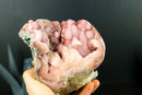 Small High-Grade Pink Amethyst Geode with Sparkly Rose Amethyst Flower Rosettes - 2.0 Kg - 4.4 lb