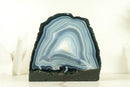Lace Agate Geode Self Standing - Natural Blue Banded Agate Geode - 3.1 Kg - 6.7 lb