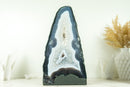 Rare Natural Blue Lace Agate Geode with Crystal Druzy and World-Class Agate Laces - 9.0 Kg - 19.8 lb