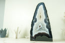 Rare Natural Blue Lace Agate Geode with Crystal Druzy and World-Class Agate Laces - 9.0 Kg - 19.8 lb