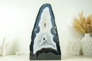 Rare Natural Blue Lace Agate Geode with Crystal Druzy and World-Class Agate Laces - 9.0 Kg - 19.8 lb