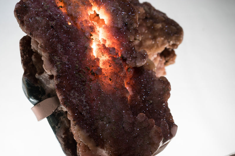 Extraordinarily Large Sugar-Coated Red Amethyst Geode with Sparkly Druzy: The Best Large Pink Amethyst Specimen in the World - 36 In 250 Lb - E2D Crystals & Minerals