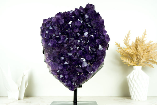 X-Large Saturated Amethyst Cluster with Rich Purple Amethyst