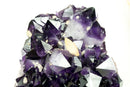 Large, High-Grade Amethyst Cluster with AAA Large Dark Purple Amethyst and Calcite Inclusions
