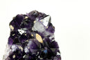 Large, High-Grade Amethyst Cluster with AAA Large Dark Purple Amethyst and Calcite Inclusions
