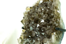 Rare Natural Prasiolite Cluster, Untreated Green Amethyst Mineral Specimen