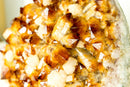 Large High-Grade Natural Citrine Cluster with AAA Amber Citrine Druzy