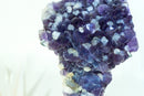 Galaxy Amethyst Druzy Cluster, AKA Sugar Coated Amethyst, Deep Purple with Calcite