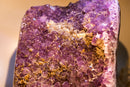 Zuckerbeschichteter Galaxie-Amethyst-Cluster mit seltenem Lavendel-Amethyst-Druzy