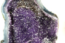 Large Amethyst Geode Cluster with Deep Purple Galaxy Druzy