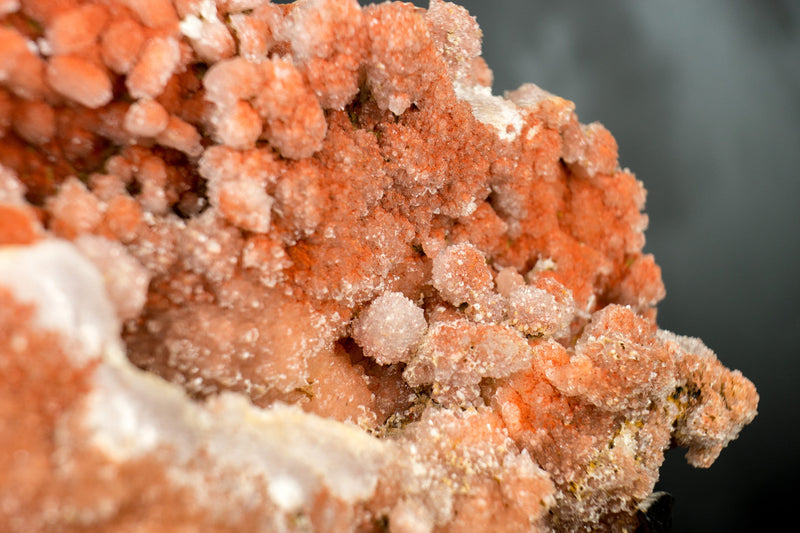 Pink Amethyst Geode with Natural Red Amethyst Galaxy Druzy with Botryoidal Flowers