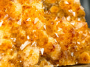 Premium Golden-Orange Citrine Flower Cluster with Sparkly Citrine Druzy, Med Size - 1.8 Kg - 3.9 lb - E2D Crystals & Minerals