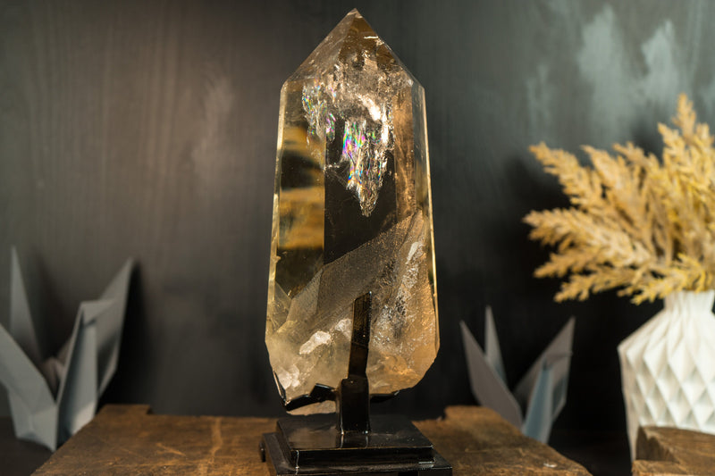 Epic Natural Raw Citrine Crystal Quartz, AAA Honey Yellow Citrine, X Large Size, and Water Clear - Ethically Sourced - 3.9 Kg - 8.7 lb - E2D Crystals & Minerals