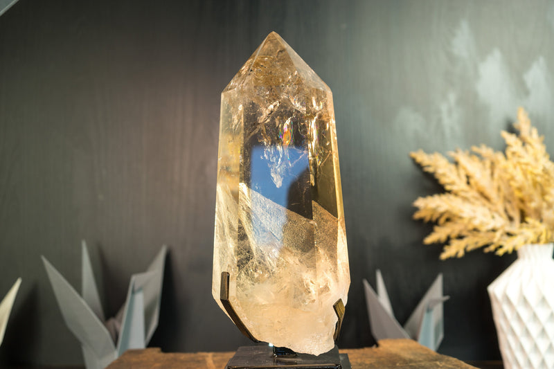 Epic Natural Raw Citrine Crystal Quartz, AAA Honey Yellow Citrine, X Large Size, and Water Clear - Ethically Sourced - 3.9 Kg - 8.7 lb - E2D Crystals & Minerals
