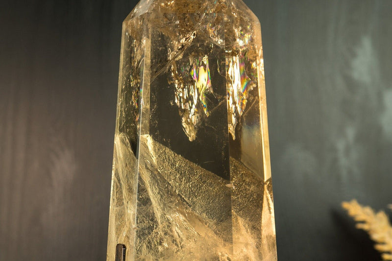 Epic Natural Raw Citrine Crystal Quartz, AAA Honey Yellow Citrine, X Large Size, and Water Clear - Ethically Sourced - 3.9 Kg - 8.7 lb - E2D Crystals & Minerals