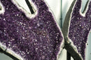 7 Ft Tall Giant Amethyst Geodes with High-Grade Deep Purple Amethyst Druzy